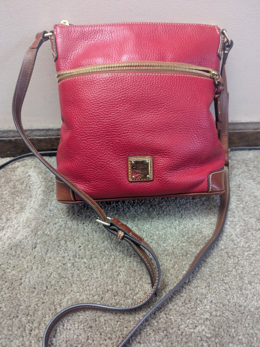 Red crossbody